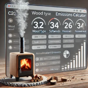 Emissions Calculator for Wood Burning Stoves and alternative heating options