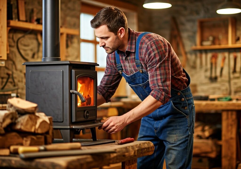 Wood Burning Stove Maintenance with qualified engineer