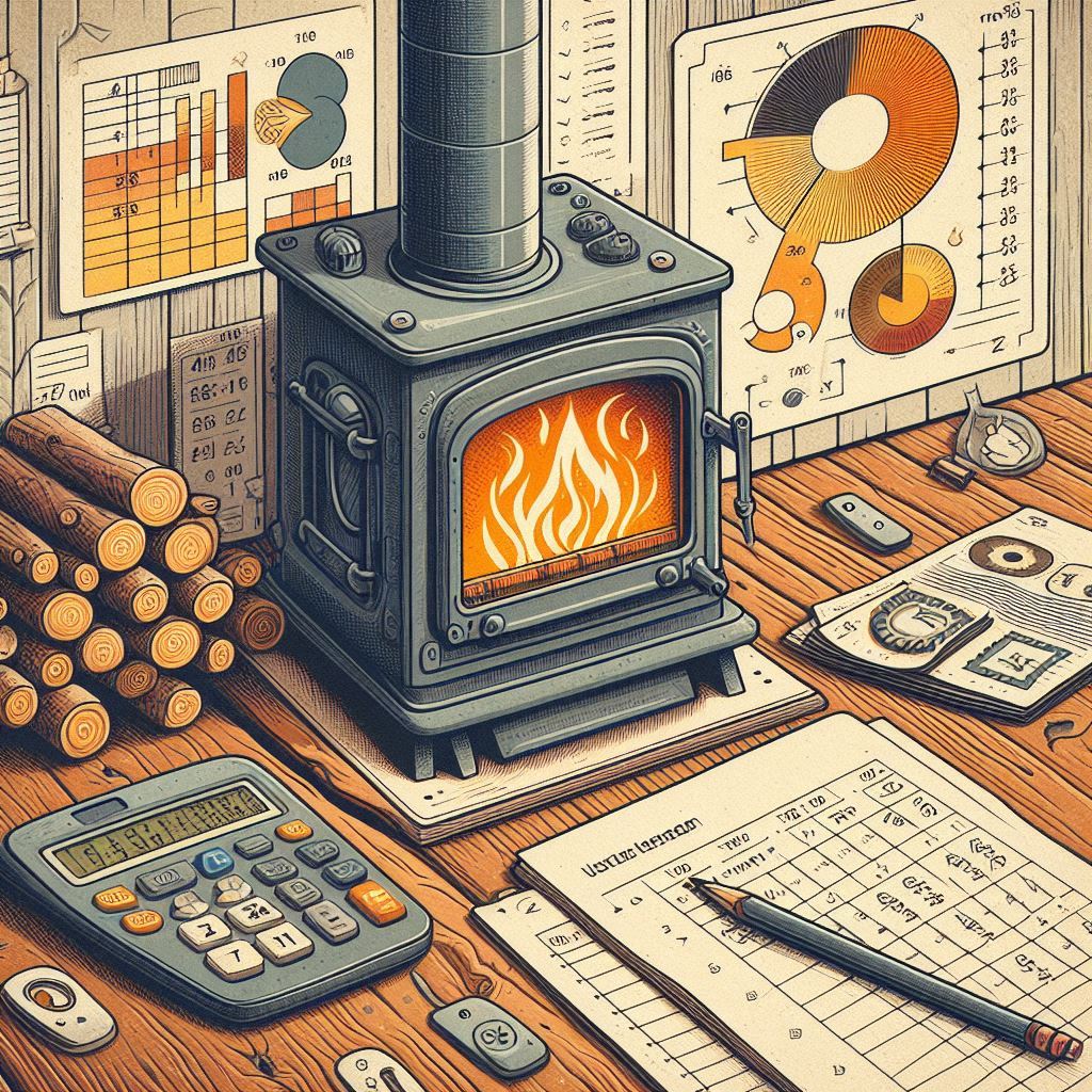 Wood Stove Heat Calculator illustration